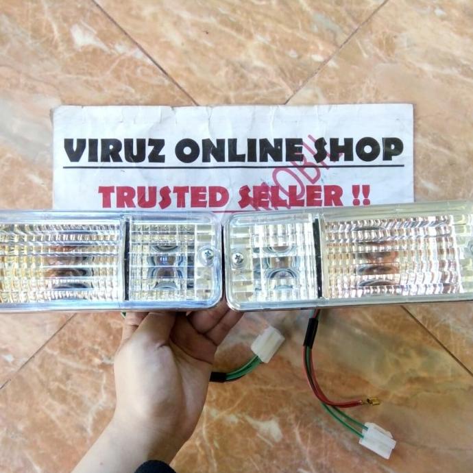 LAMPU SEIN SEN BEMPER DEPAN SUZUKI JIMNY KATANA MODEL KRISTAL |ORIGINAL PART