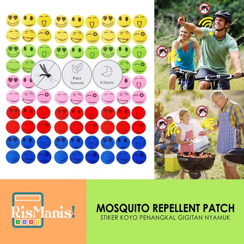 MOSQUITO REPELLENT PATCH - Stiker Koyo Plester Ampuh Pelindung Penangkal Gigitan Nyamuk Bahan Serai