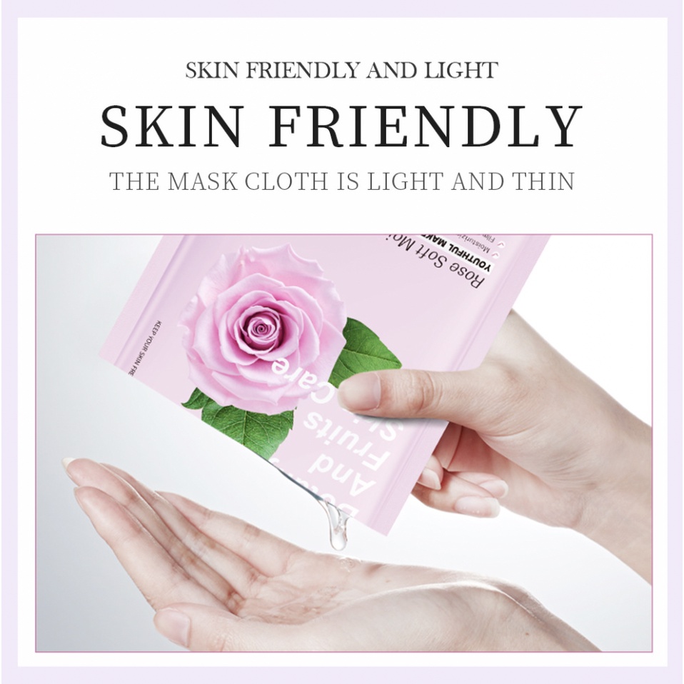 SADOER Plant Mask Natural Botany Fruits Facial Sheet Masker Wajah EM020