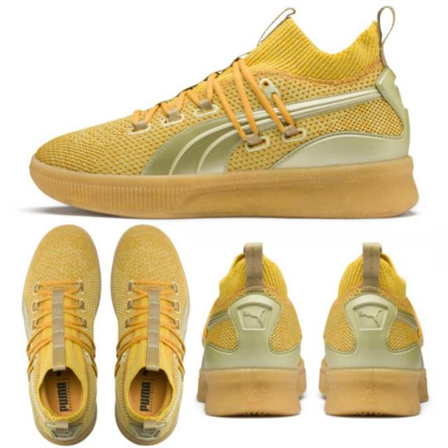 Puma Clyde curt yellow kualitas original premium Made in Vietnam