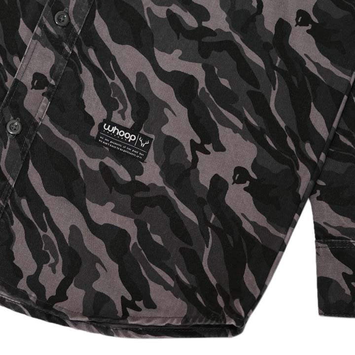 Whoopculture &quot;Loudly&quot; Camo Workshirt