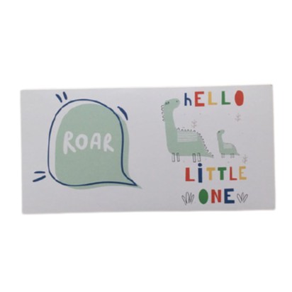 Kartu Ucapan Greeting Card Bayi Newborn Hello Little One Untuk Kado Hampers Perlengkapan Bayi Baru Lahir Kukopilokids