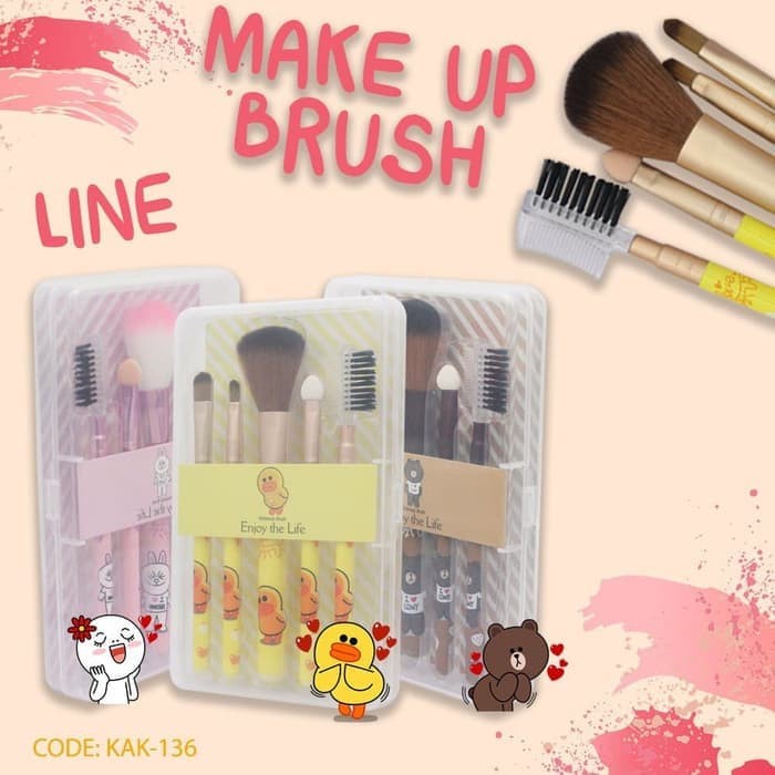 KUAS BRUSH 1 SET MIKA KARAKTER KUAS MAKE UP