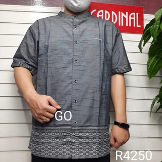 gos  2XL BIG SIZE CARDINAL KEMEJA KOKO Taqwa Pakaian Pria Original Baju Muslim Jumbo Lengan Pendek