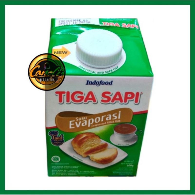 susu evaporasi tiga sapi 500gr