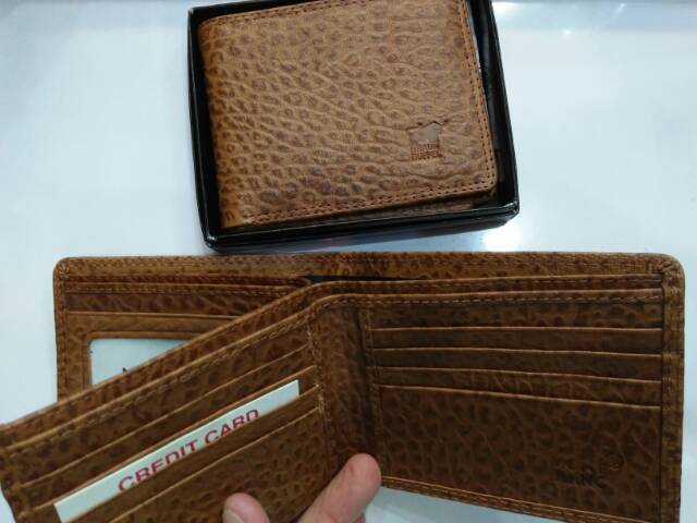 Dompet cowo braunbuffel 3D kulit