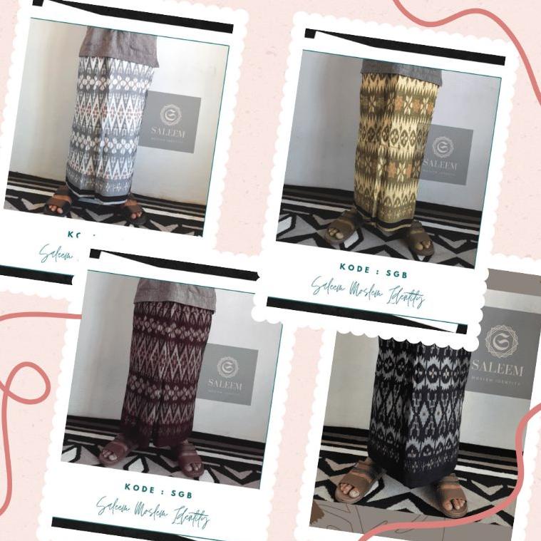HITAM sarung Goyor  hitam asli atbm bukan printing goyor tenun ◦ SMM.25Au22p