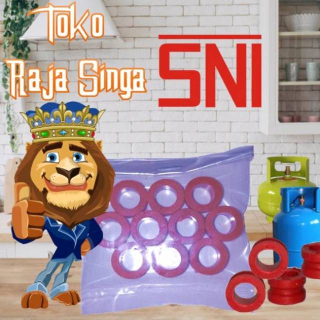 Karet rubber seal tabung gas lpg sni 3kg dan 12kg