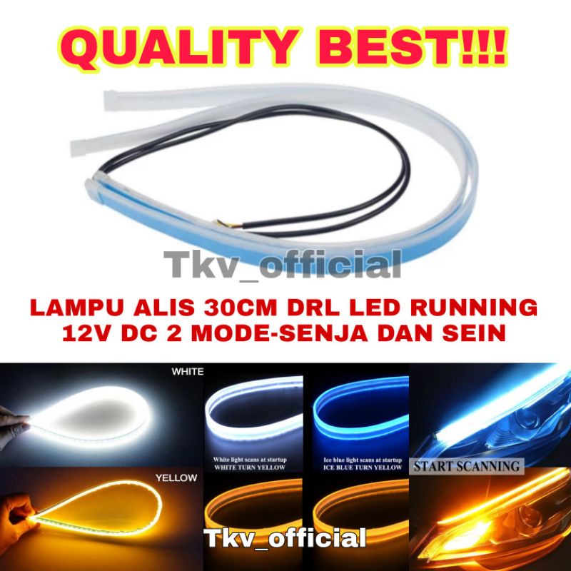 LAMPU ALIS DRL RUNNING LED 30CM 12V DC/LAMPU ALIS DRL 30CM RUNNING/LAMPU ALIS LED RUNNING WELCOME LI