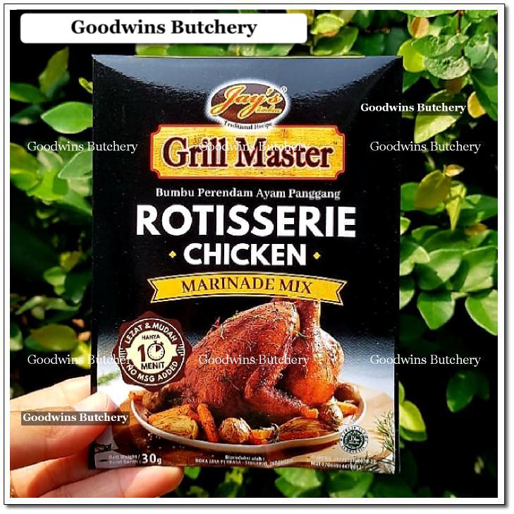 

Jay's CHICKEN ROTISSERIE grill master marinade mix JAYS KITCHEN 30g