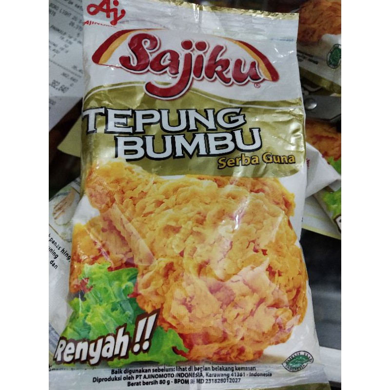 

Sajiku tepung bumbu serbaguna 80 g