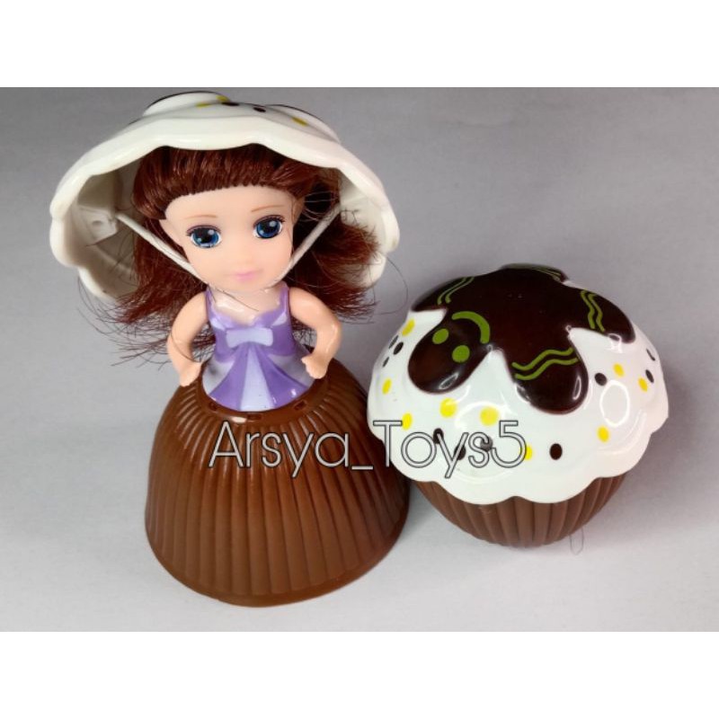 mainan anak boneka cupcake/ mini cupcake princess