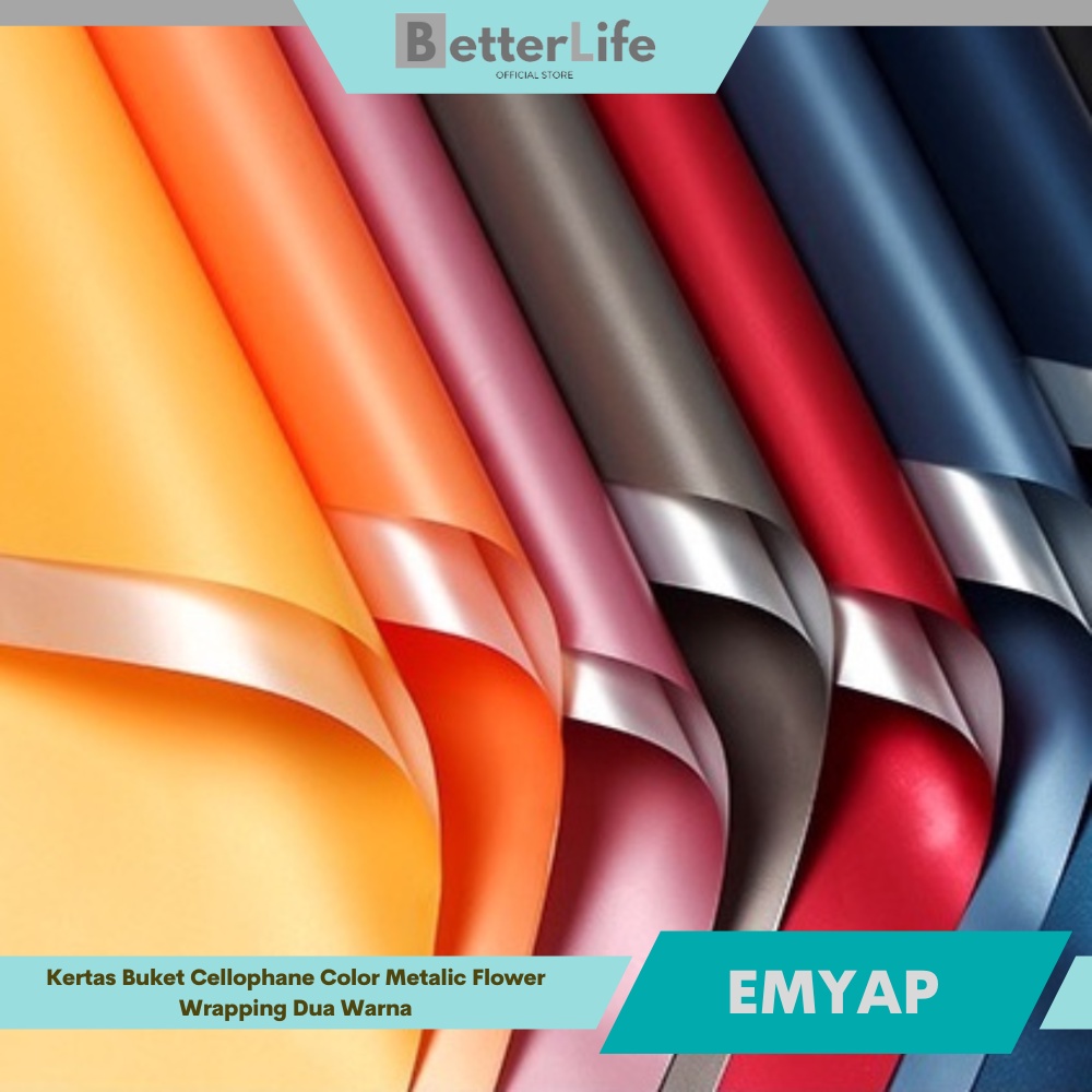 

Better Life - Flower Wrapping Double Sided Two Color Kertas Dekorasi Bucket Dua Warna EMYAP