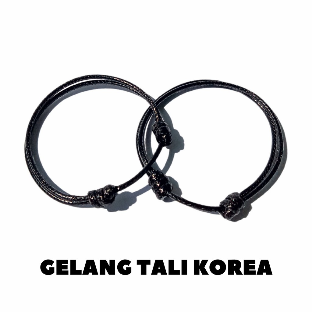 Gelang Korea | Gelang Hitam | Gelang Polos | Gelang polos murah