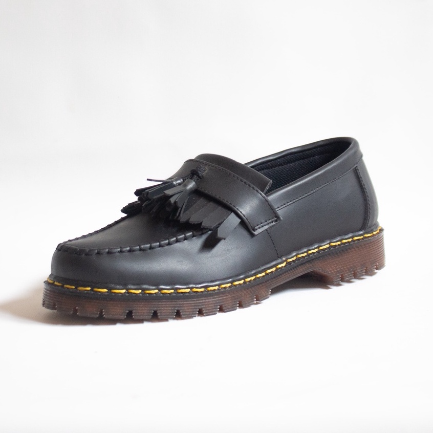 MARTIN BLACK |ManNeedMe x ARF| Sepatu Pantofel Pria Wanita Loafers Formal / Kantor ORIGINAL