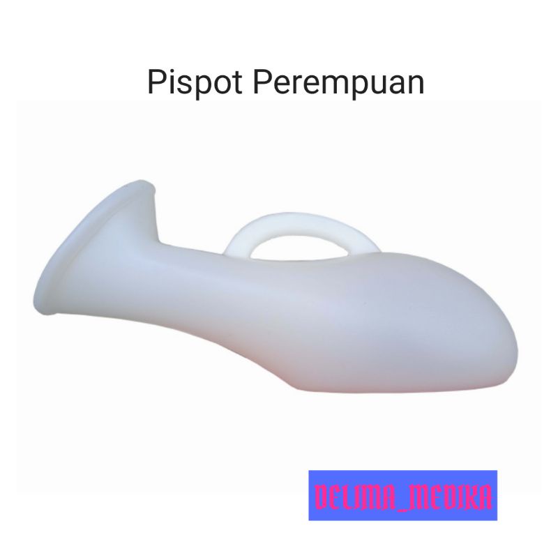 Pispot Urinal Plastik Dewasa Wanita / Perempuan