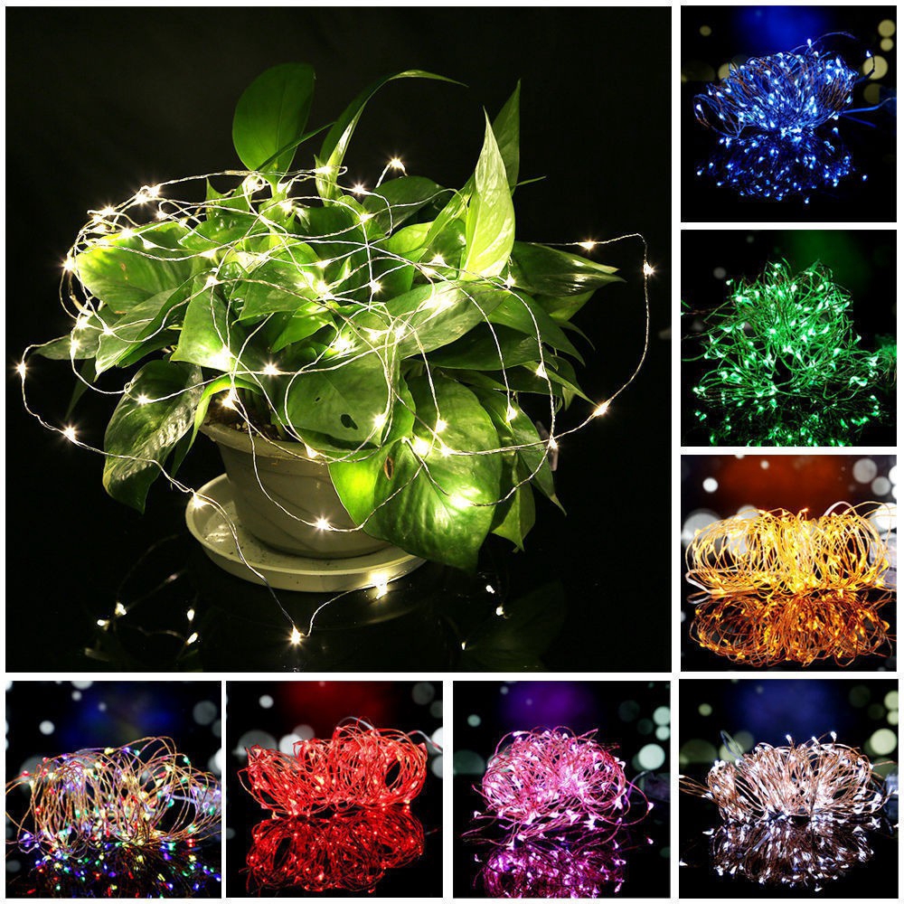 COD  5/10M USB LED Copper Wire String Fairy Light Strip Lamp