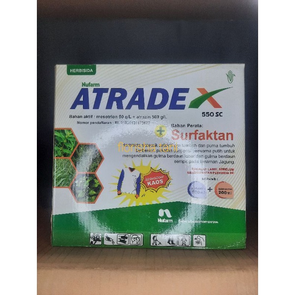 ATRADEX 550 SC | Herbisida khusus tanaman jagung | Nufarm | 500 ml + 200 ml