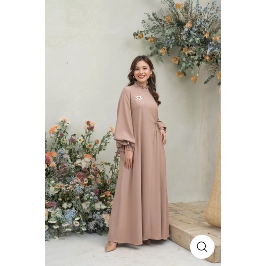 FIONA DRESS CINNAMON BY WEARING KLAMBY SIZE L