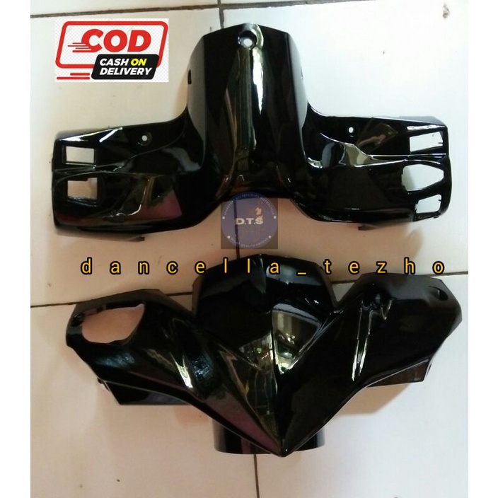 BATOK DEPAN BELAKANG VARIO TECHNO 110 KARBU BATOK VARIO TECHNO 110 KARBU HITAM
