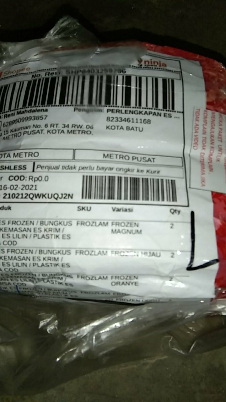 Plastik Es Frozen / Bungkus Es Unik / Kemasan Es Krim / Kemasan Es Lilin / Plastik Es Krim Bisa Cod