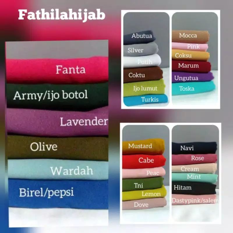 Syari Jilbab segi empat diamond stretch Crepe High Quality 130cm X 130cm /140CM KLIM Jahit Tepi