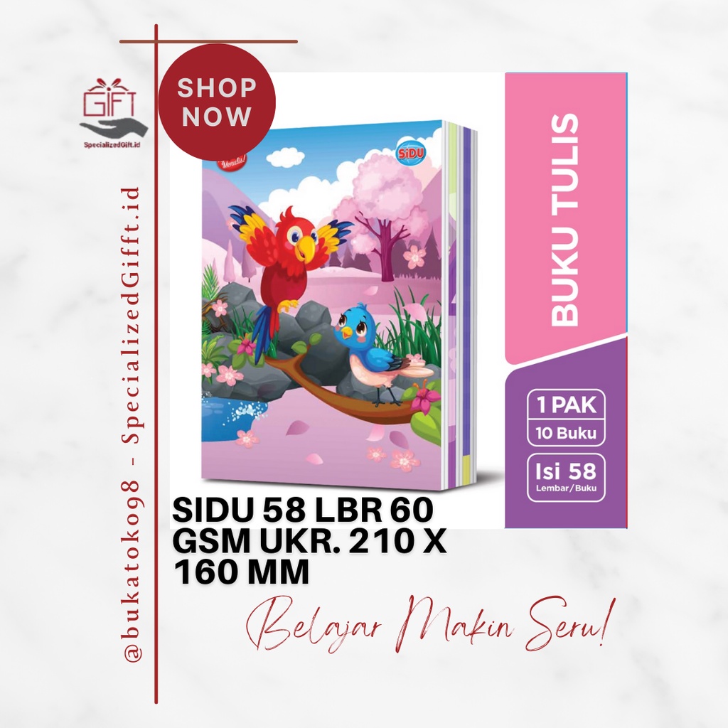 

T e r m u r a h - SiDU Buku Tulis 58 Lembar