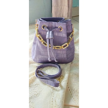 Tas Serut Croco Lilac Mini