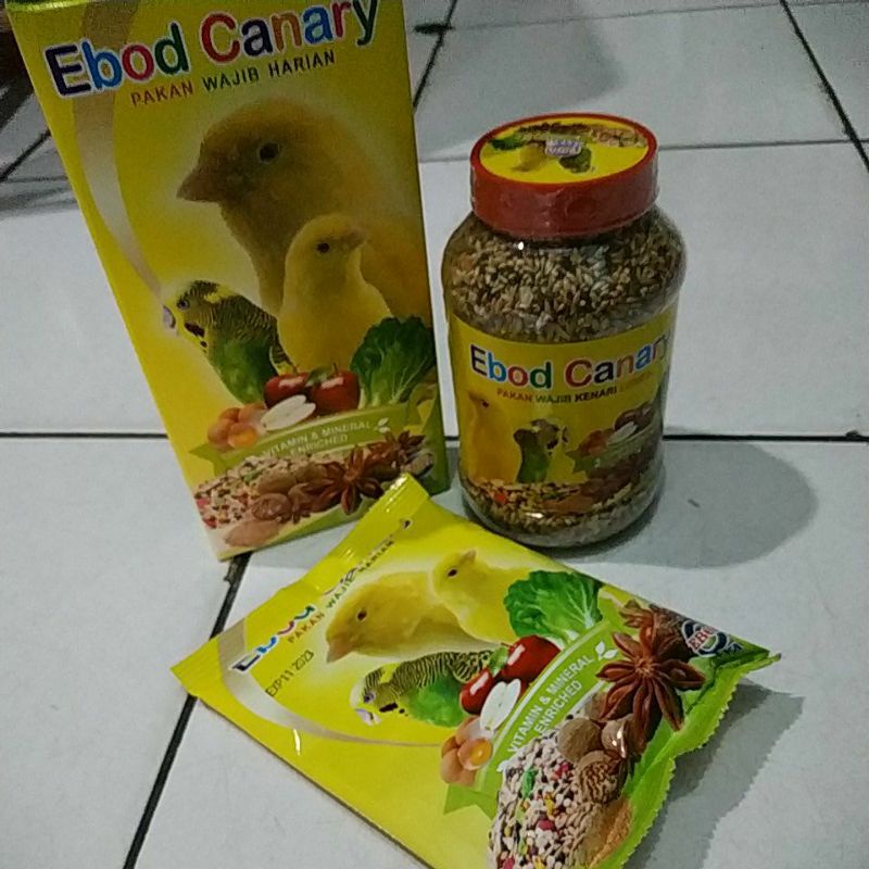 KENARI SEED CAMPUR PAKAN BURUNG KENARI EBOD KENARI TOPLES/SACHET/KARDUS EBOD JAYA PAKAN HARIAN/LOMBA
