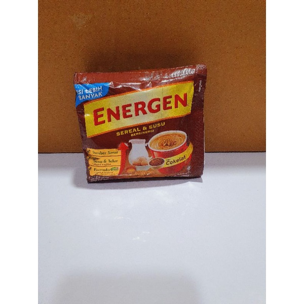 

energen sereal & susu bersinergi. 1 renteng/renceng isi 5 sachet