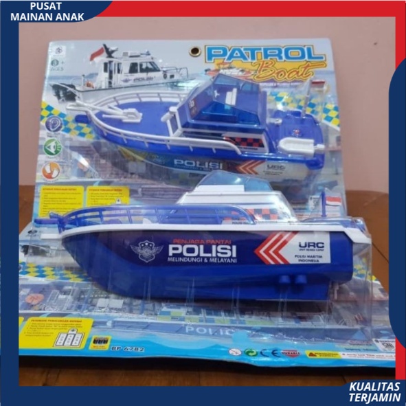 Mainan Kapal Laut Fery  speed boat Air Racing Boat mini Pakai Baterai SNI