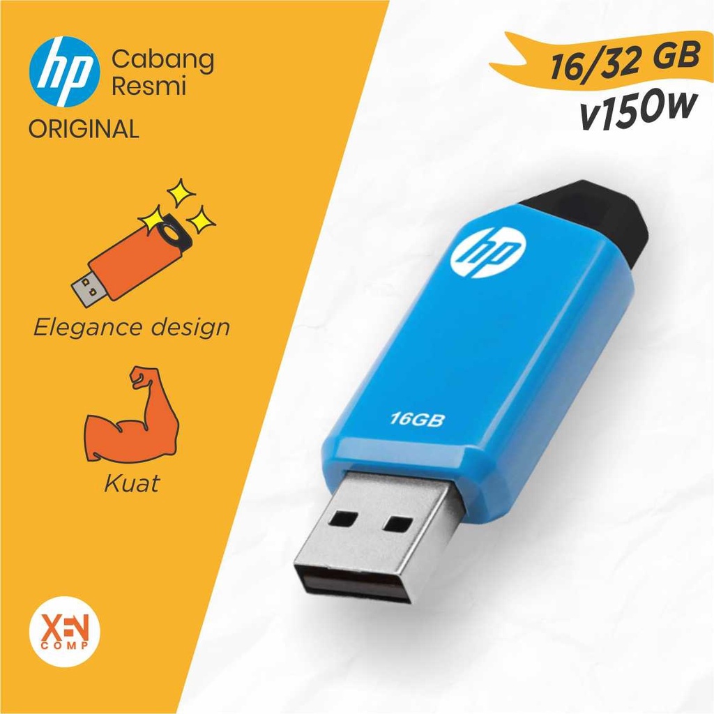 Flashdisk HP v150 16GB / 32GB USB 2.0 Original