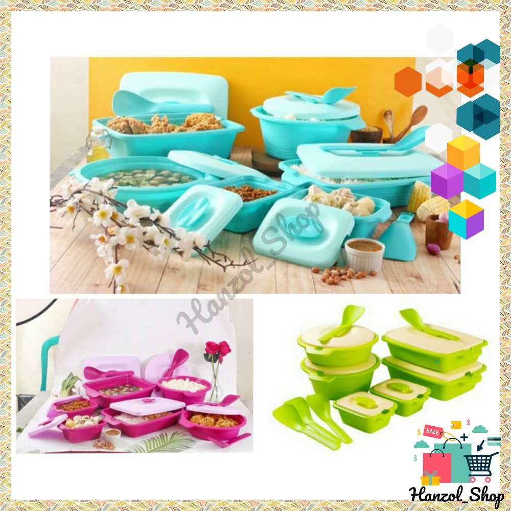 Aquamarine Prasmanan Set Biggy / Tempat Lauk Prasmanan