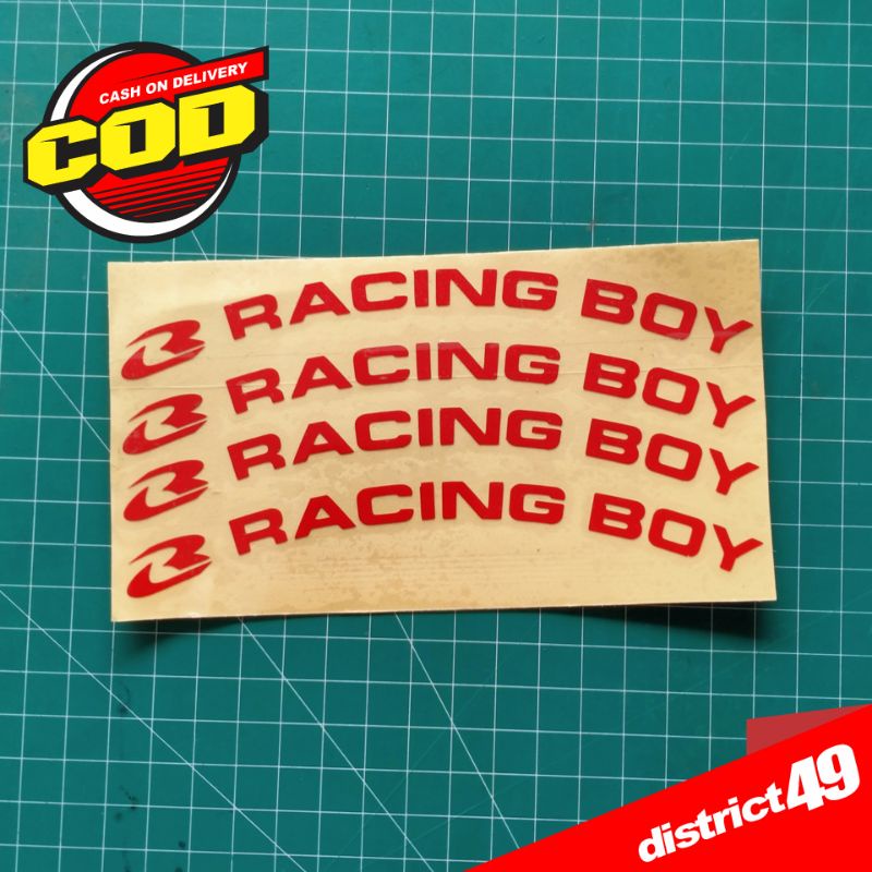Cutting sticker - Stiker Velq matic Racing Boy - Stiker Racing Boy - Stiker Motor