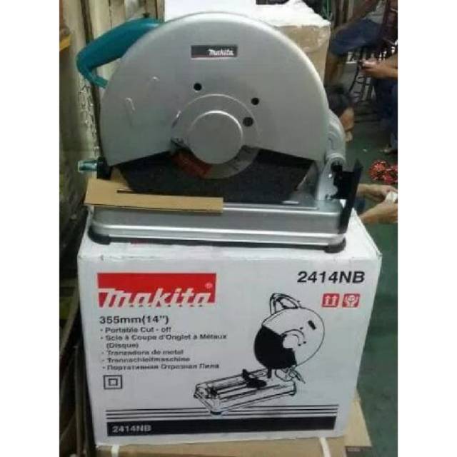 Mesin Potong Besi Kayu Cut Off Makita 2414 Nb Shopee Indonesia