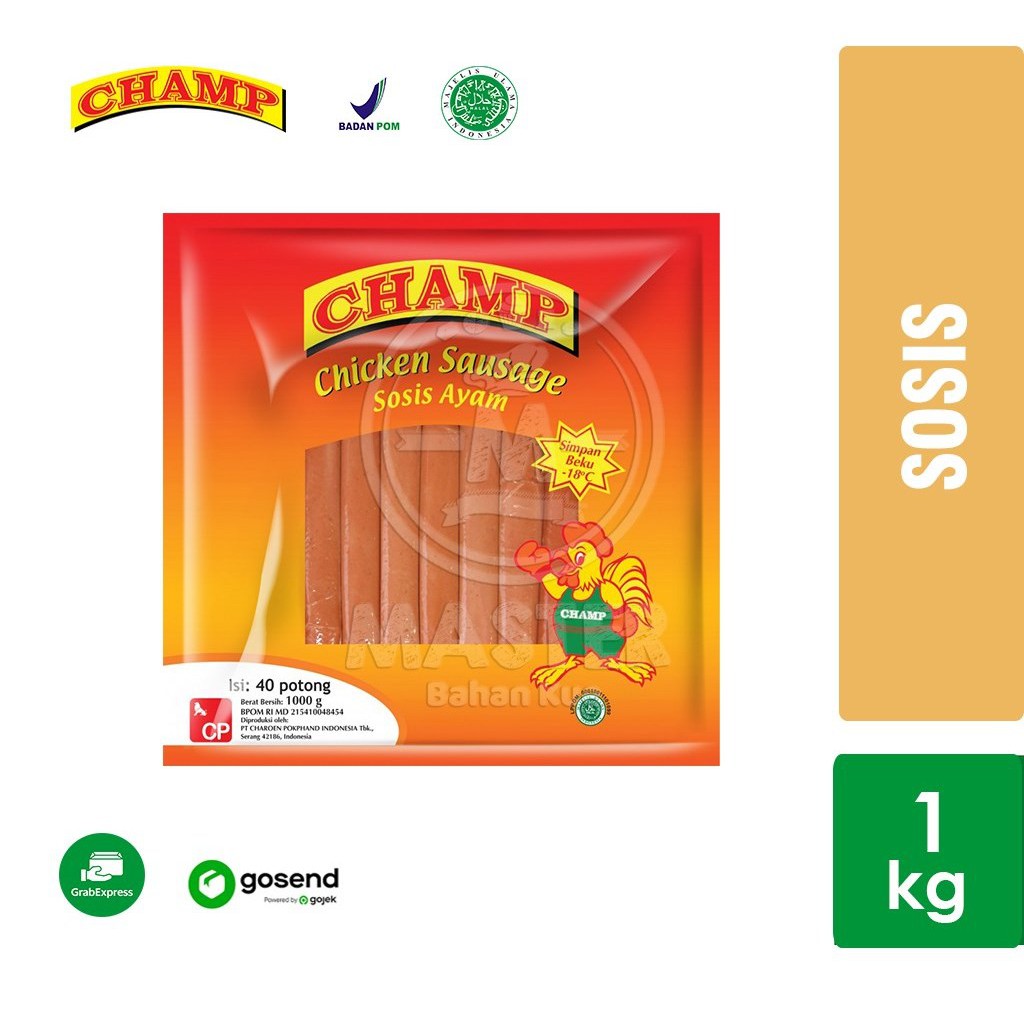 

Champ Sosis Ayam isi 40 [1 Kg]