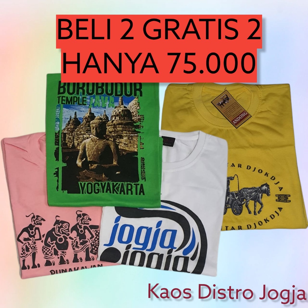 Doublefive - PAKET KAOS DISTRO DEWASA BELI 2 GRATIS 2 HANYA 75RB TERMURAH - KAOS JOGJA - DISTRO JOGJA