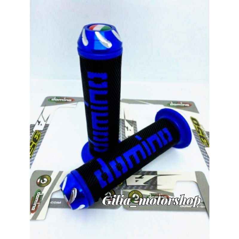 Handgrip Handfat Domino Jalu CNC Model Bulu Domino Jalu Handfat Domino Bulu plus Jalu Stang Cnc Universal Motor