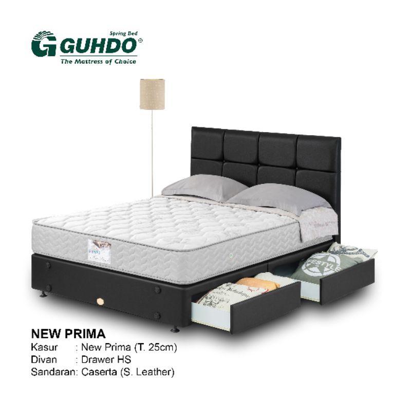 Guhdo New Prima 1set Kasur + Divan Laci + Headboard