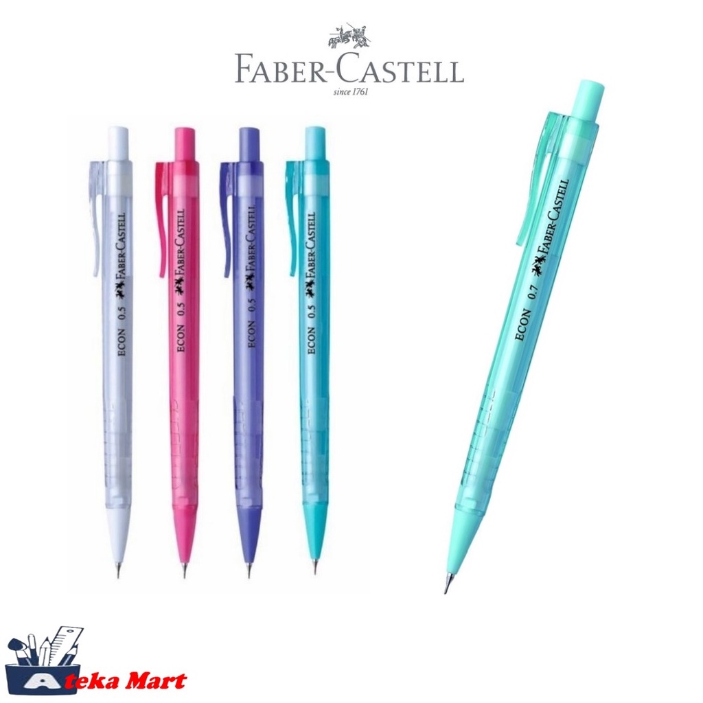 

[PCS] FABER CASTELL ECON PENSIL MEKANIK MECHANICAL PENCIL