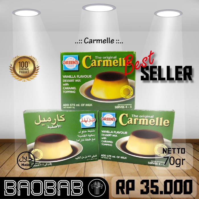 Carmelle | Puding Khas Arab Saudi - 70 gr