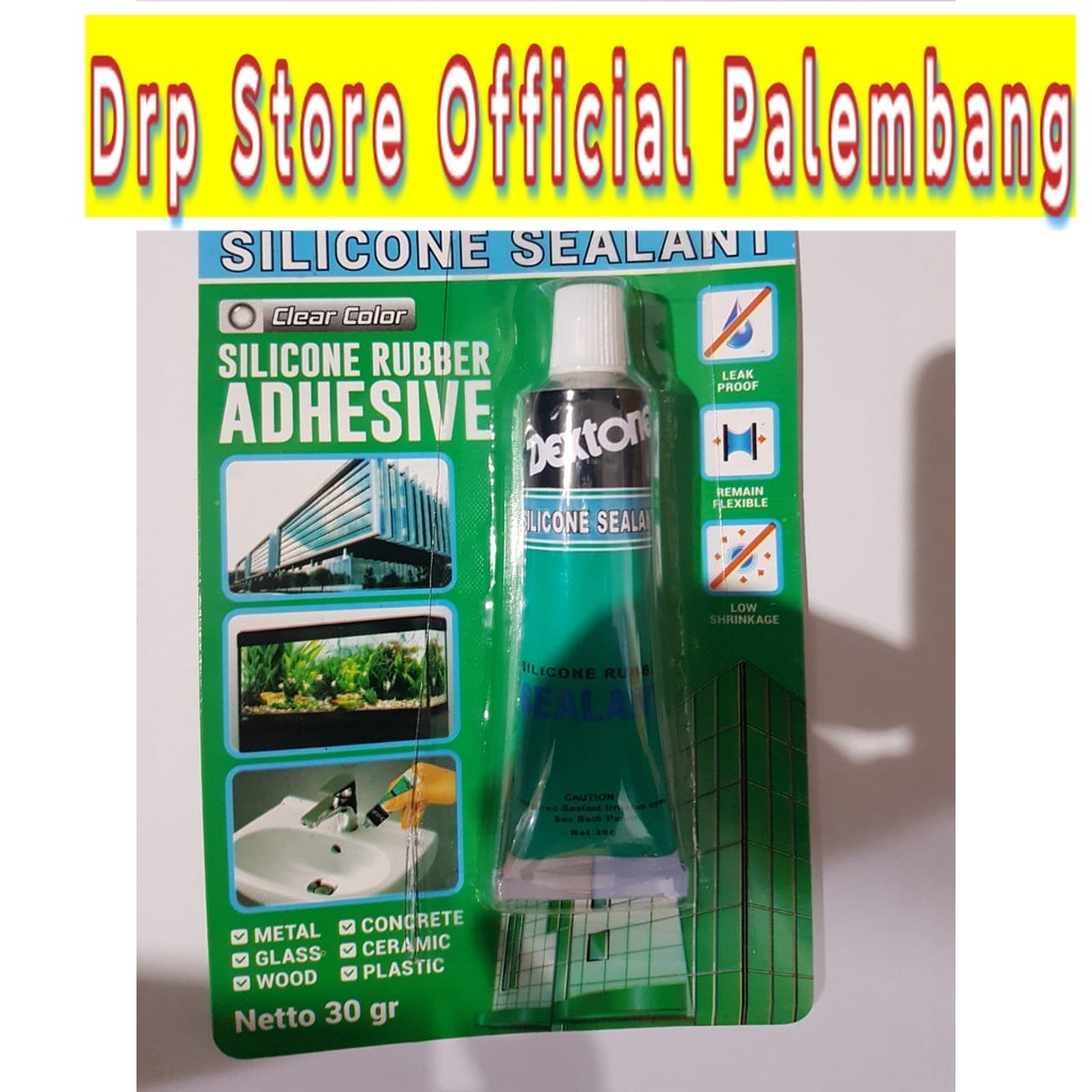 

LEM DEXTONE SILICONE SEALANT 30G LEM KACA SILICONE RUBBER SEALANT