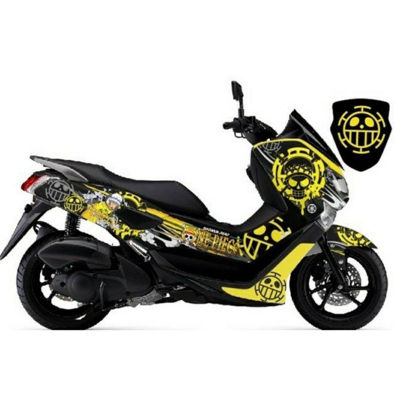 Decal NMAX Full Body one Piece grafis kuning