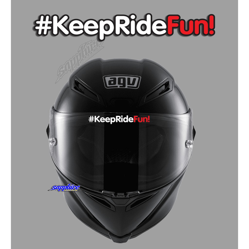 stiker Sticker KEEP RIDE FUN