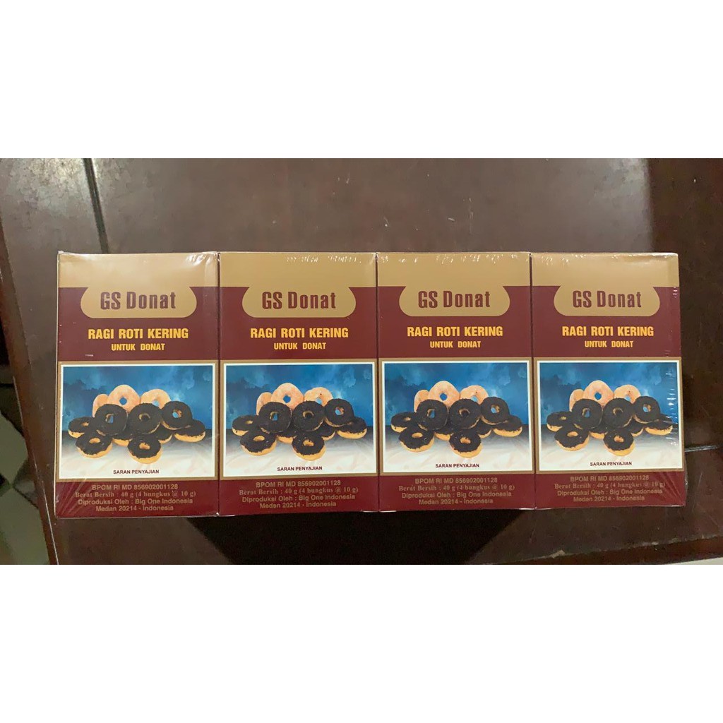 

GS Donat Ragi Roti Kering untuk Donat 4x10 Gr 1 Dus