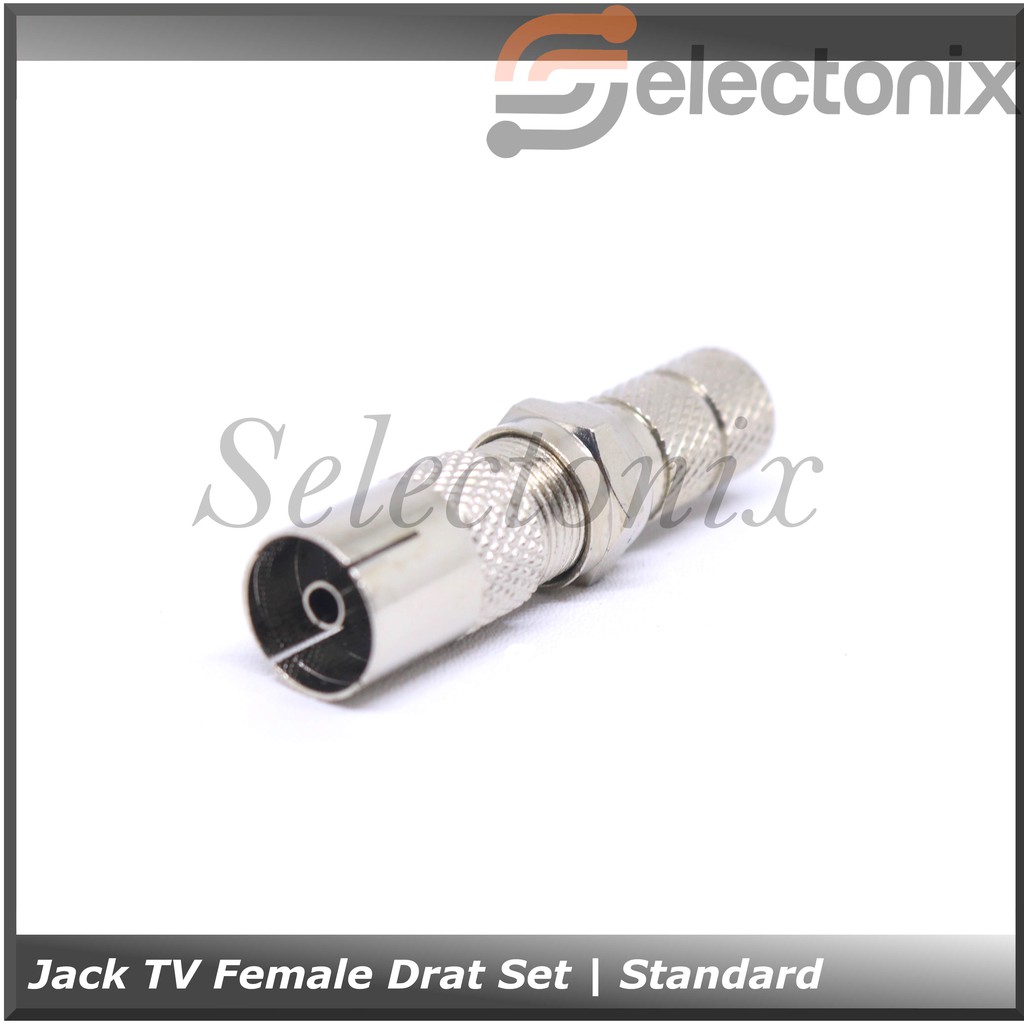 Jack Antena TV Female Drat Set | Standard