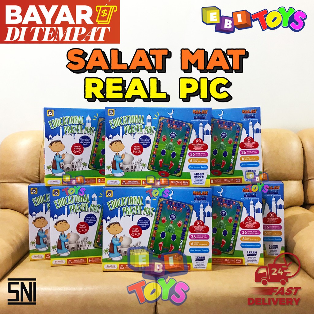 My Shalatt Mat Smart Sajadah Shalatt Mat Sajadah Pintar Elektronik 3 Bahasa 7 Bahasa My Shalah Mat-1
