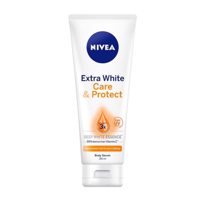 Nivea Extra White Body Serum Care &amp; Protect 180ml