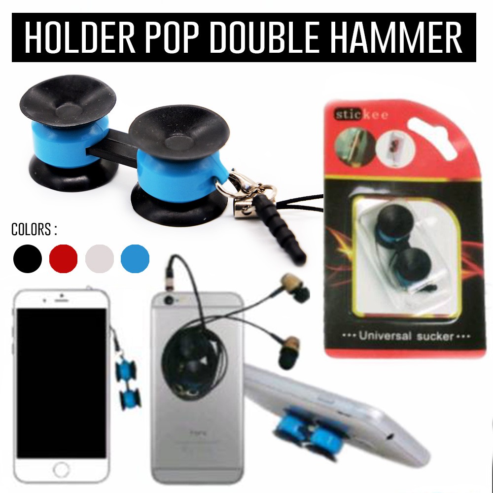 HOLDER POP HANDPHONE 2 SISI STICKEE UNIVERSAL HOLDER POP HP