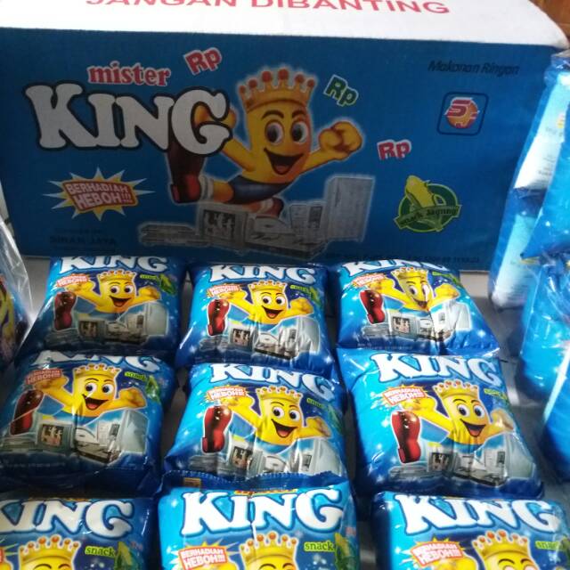 

SNACK MISTER KING CHIKI BERHADIAH isi 10 pcs